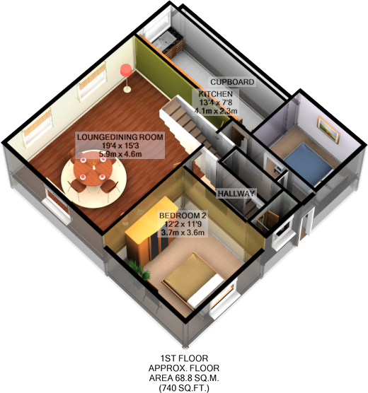 3D Floor Plan