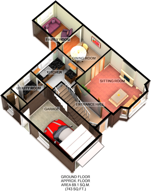 3D Floor Plan